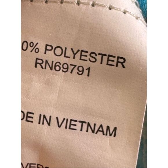 Rebecca Malone women’s XL blue floral flowy lightweight breezy - Picture 4 of 5